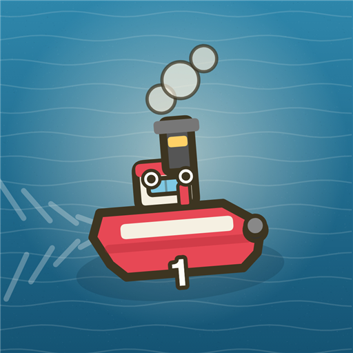 Tug Boat Silly — a hand-drawn red tugboat